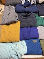 100% Wool Fabric Craft Material Up-Cycling Sweater Lot 17 Pounds 23 Pieces