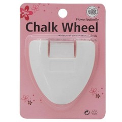 YEQIN Chalk Wheel Fabric Marker 1 Count (Pack of 1), – White
