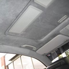 1/8″ Thick Suede Headliner Fabric Foam Back Auto Roof Repair Material Fireproof