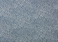 BALLARD DESIGN TULLY TEAL BLUE RAISED ANIMAL SPOT WOVEN FABRIC BY 1/2 YARD 57″W