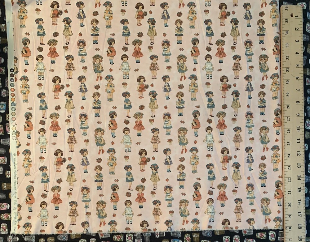 *OOP*Windham Fabrics presents Paper Dolls by Sheryl Rae Marquez #28118 sold BTHY