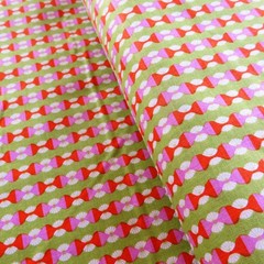Yard ~ Celebrate Geometric Lime By Riley Blake $3.99 Ships ANY Amount Of Fabric