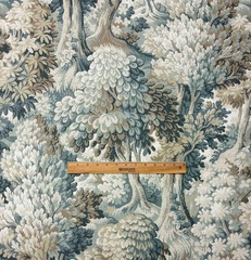 P KAUFMANN INTO THE WOODS MINERAL GREEN TREES MULTIPURPOSE FABRIC BY YARD 54″W