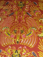 BATIK PRIMA HAND MADE in Indonesia Cotton Fabric Bright Colors 2 Yards 24″ x 41″