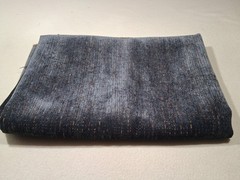 2.2 yards Blue Charcoal Gray Multi-Color Weave Upholstery Fabric 56″ x 80″ 3 lbs