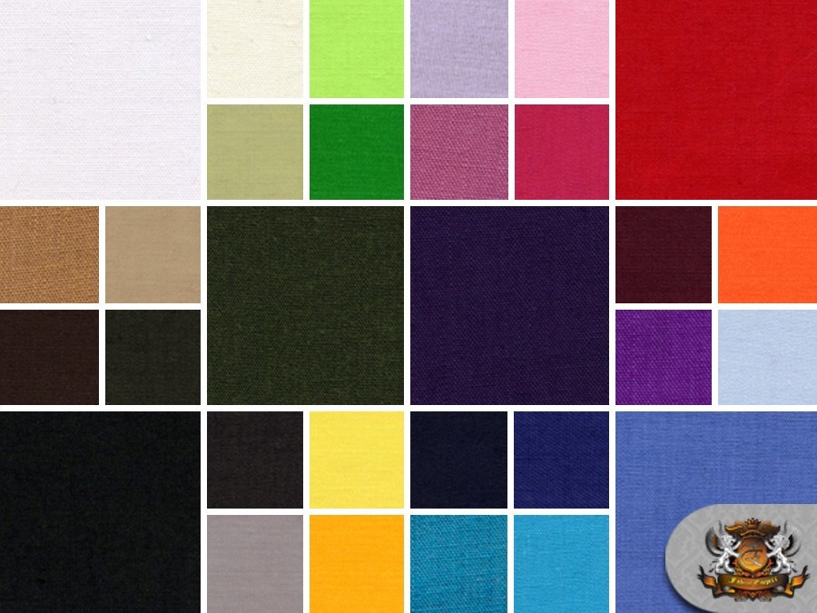 Cotton Polyester Broadcloth Fabrics By the Yard