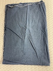 Vintage Lightweight Indigo Cotton Chambray Denim 76” X 56” 2 Yds Medium Blue