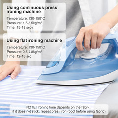 Iron-On Fleece Fabric 300 X 100Cm, 50 G/M² Fleece Line for Iron-On, Ironing Inse