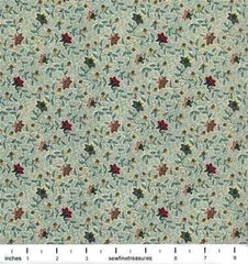 Plantation circa 1800’s Mini Flowers Green Ro Gregg Vintage Fabric FQ – 1/4 Yard
