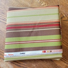 Premier Prints Outdoor Fabric Multi-color Stripe Pattern Terrace 32″W x 2 yd 6″L
