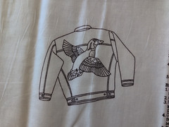 Vintage MALLARD & WOOD DUCK Cut and Sew FABRIC Panel Cranston Print Works Co