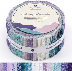 Jelly Roll Fabric Strips for Quilting, Crafting, and Sewing, 40 Strip Assorted B