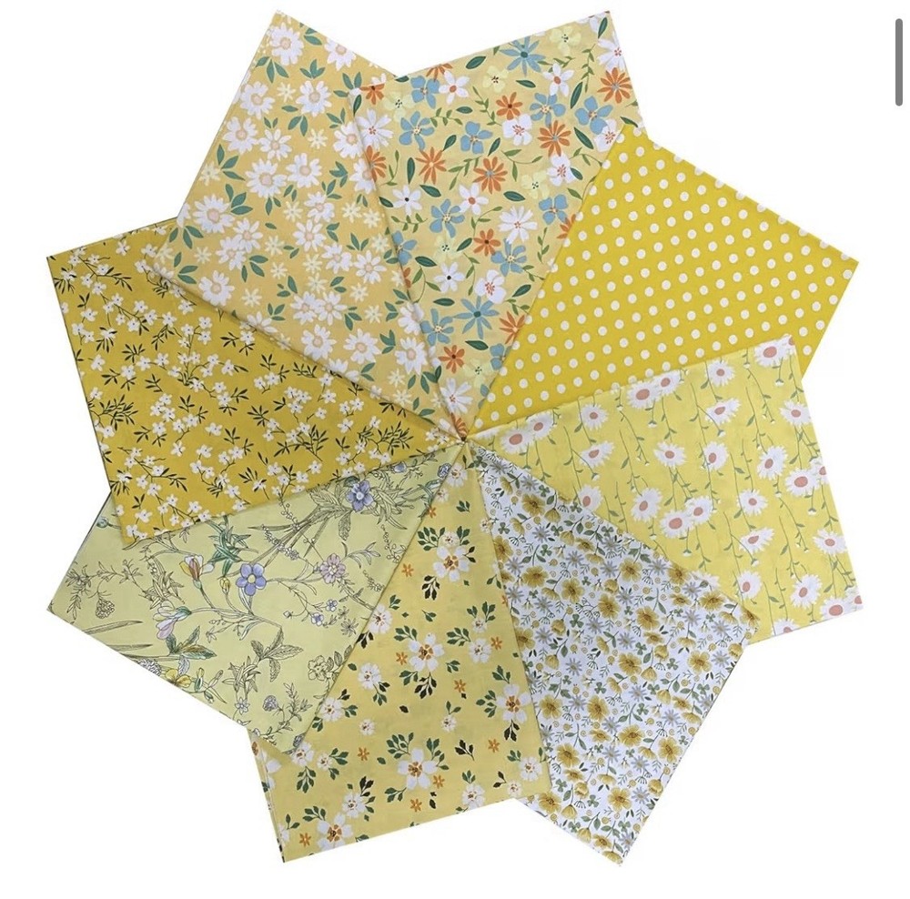Brand New in Packages. 8 – 18″ x 22″ Fat Quarters. Fabric Bundle. 100% Cotton