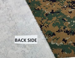 MARPAT WOODLAND RIPSTOP 100% COTTON DIGITAL CAMO FABRIC BY 1/2(0.5) YARD 67″W
