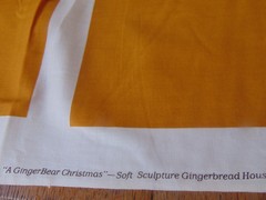 VIP Cranston GingerBear Gingerbread House Fabric Panel Soft Sculpture Cut-N-Sew