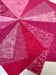 Shades of Pink ~ 42 5″ Squares ~ Color Charm Pack