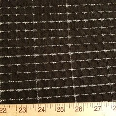 Black Squares Cotton Lace – Beautiful For Light Summer Dresses!