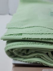 Green Silky Flowy Double Knit Polyester Quilting Sewing Craft Fabric 64″ X 2yds