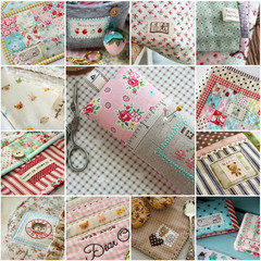 Flic-Flac 200Pcs 4 X 4 Inches (10Cmx10Cm) Cotton Craft Fabric Bundle Squares Pat