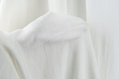 Heavy Slub Linen Blend Fabric, Rayon Blend for Boho Dresses, Curtains, 51-53″