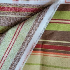 Premier Prints Outdoor Fabric Multi-color Stripe Pattern Terrace 32″W x 2 yd 6″L