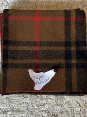 WOOL Charm Pack LOT 84 Squares! Assort PLAIDS-CHECKS-STRIPES- HERRINGBONE 5 inch