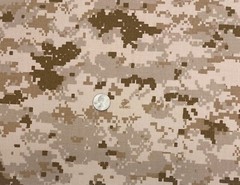 MARPAT DESERT 6oz MARINE USMC LOGO APPAREL NOMEX FR FABRIC BY THE YARD 64″W