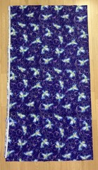 1/2 yd Disney Tinkerbell Magic Bubbles Dark Purple Cotton Fabric Springs Global