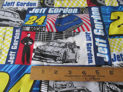 1 yard x 44″ wide Quilt Pillow Fabric 2005 Jeff Gordon #24 Nascar Racing