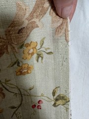 Lee Jofa Putting On The Dog Fabric 55”w x 35″ H Linen Spaniel Yorkie Dogs (5p)