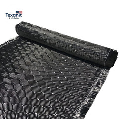 (5 Ft – 10 Ft Rolls) – 1 Meter Wide (39.8 In) – Carbon Fiber – Beehive Weave Fa