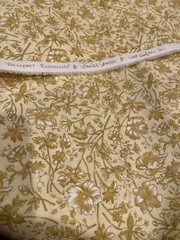 Yellow Flower Fabric, Designer Essentials, Rober Kaufman 3 Yard Piece