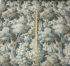 P KAUFMANN INTO THE WOODS MINERAL GREEN TREES MULTIPURPOSE FABRIC BY YARD 54″W