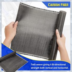 Industrial Grade 6.5ft x 12″ Carbon Fiber Roll – Lightweight, Strong, Flexible