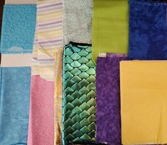 Estate Mixed Brands Quilting Fabric Lot 39 pcs of 1/3 Y Cuts Mostly Different