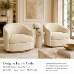 KRAVET Couture Love Me Pearl 21 YARDS Luxury Fabric Material MSRP $6615