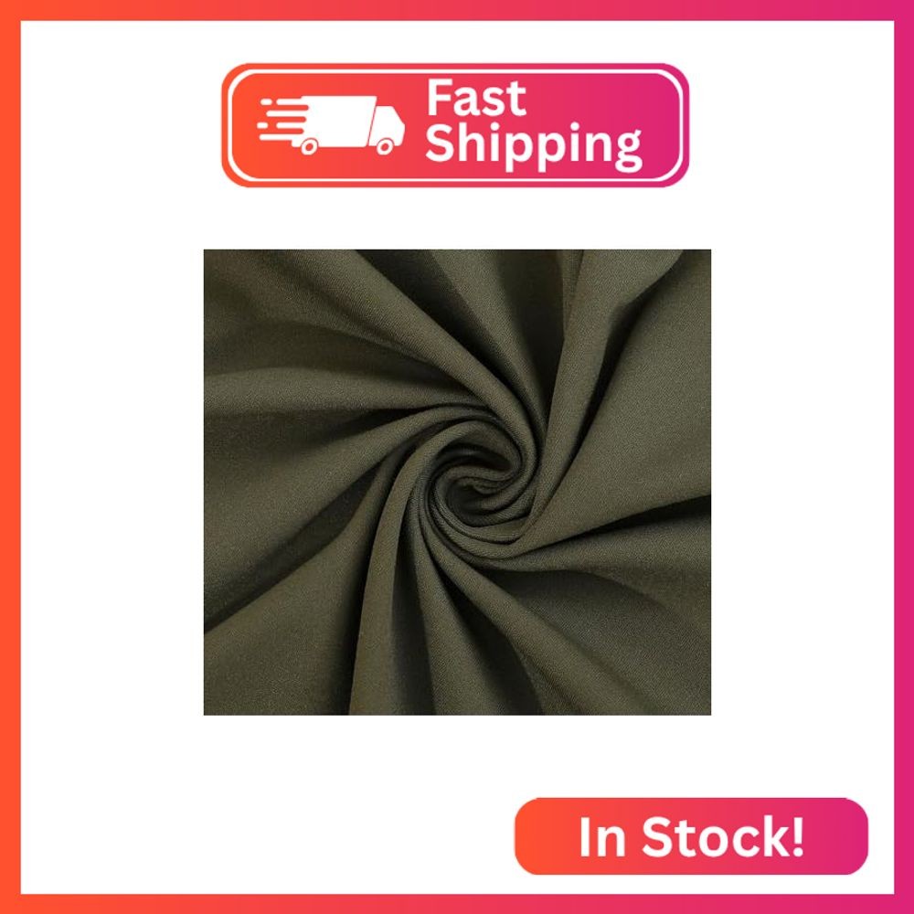 Nylon Spandex Matte Tricot Fabric Cut by The Yard | 62/63″ Inches Wide 220GSM| 4