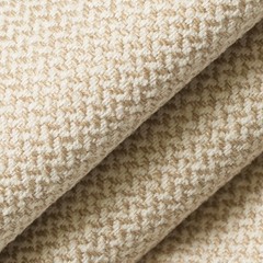 Fowler Cream Performance Herringbone TextuTweed Upholstery Fabric by the Yard