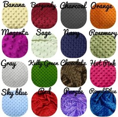 Minky Dimple dot soft cuddle Fabric BY THE YARD 60″ wide
