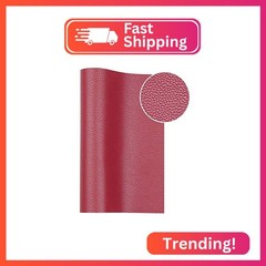 Ramya Solid Color Faux Leather Sheets(7.8″X 53″), Leather Fabric is Perfect for