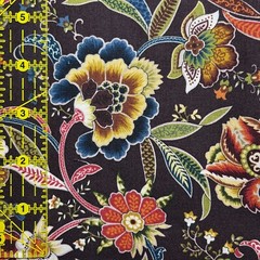 Floral Fabric 8-Pack Variety Pack Earth Tones Brown Cream Tan 100% Cotton
