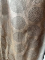 Antique Gold Circle Medallion Vinyl Upholstery Fabric 56” Wide 5 Yard