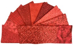 Dark Red Layer Cake 40 -10″ Squares Quilting Sewing Fabric