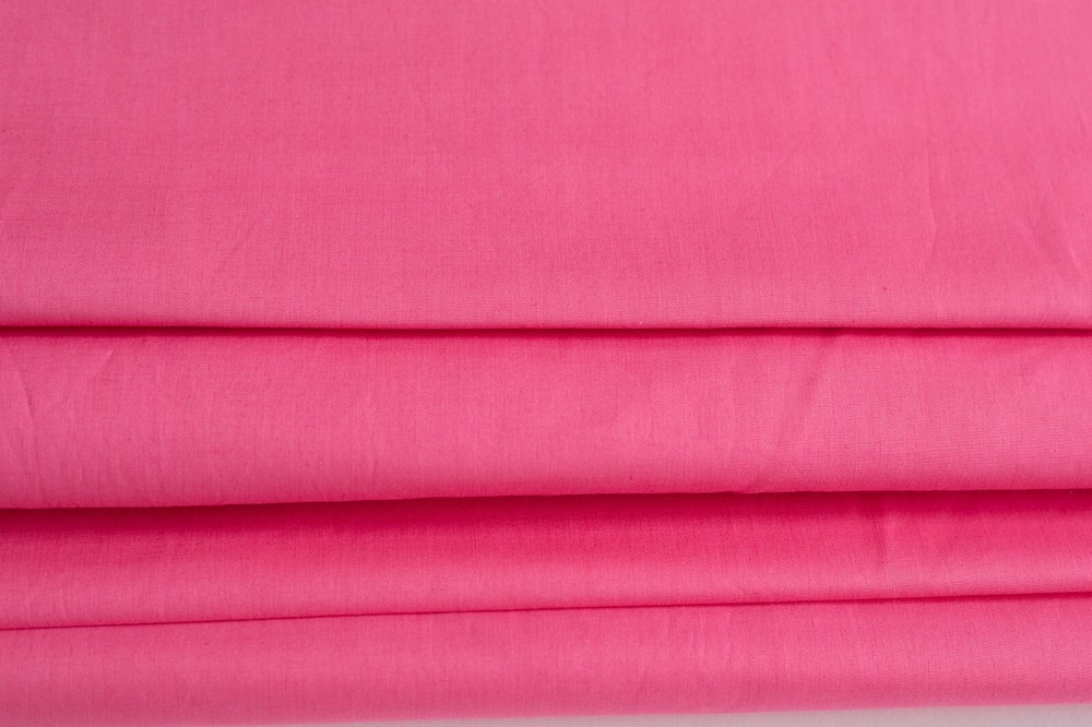 100% Cotton Quality Solid Pink/Hot Pink Fabric🌸 By The Yard -35″ Wide
