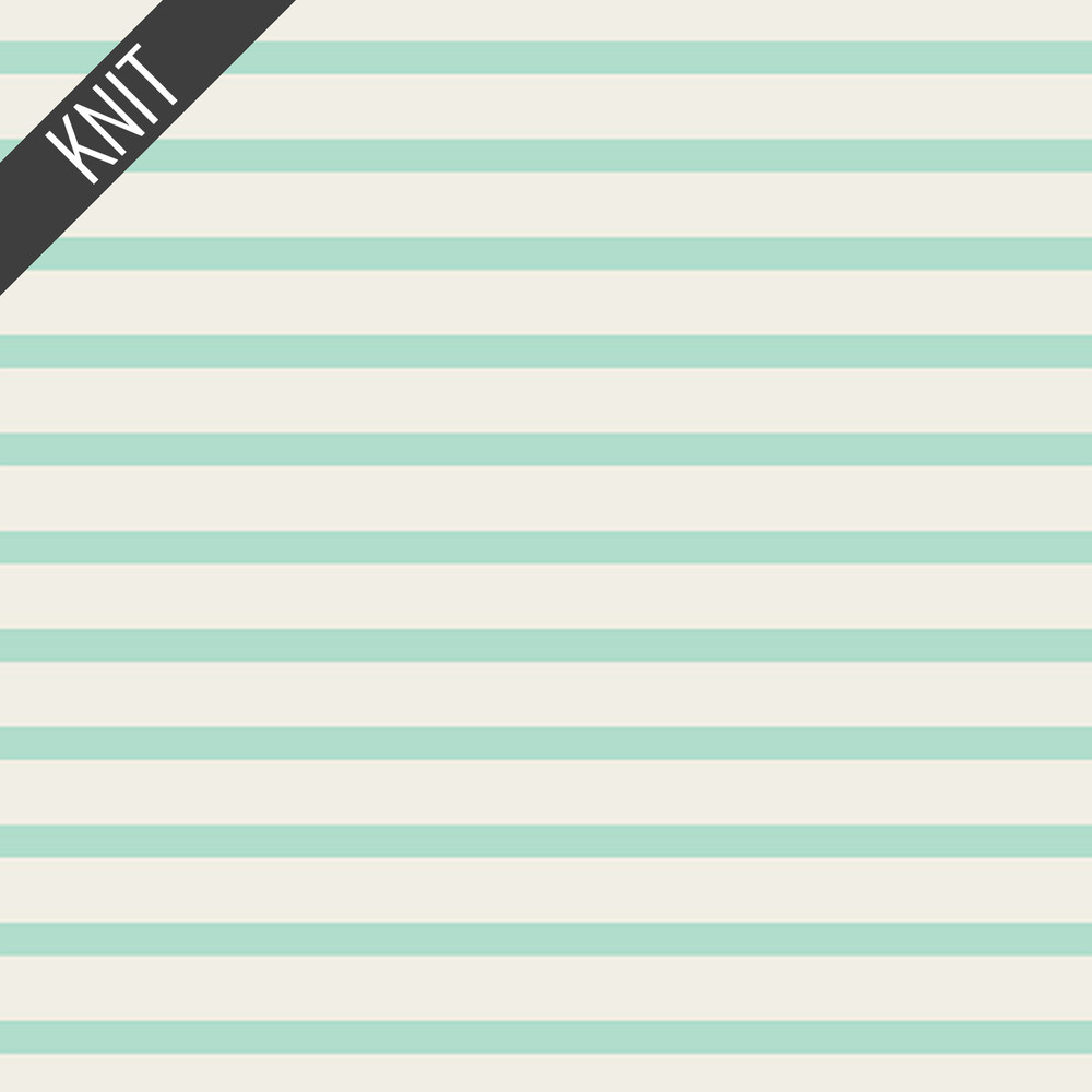 Striped Apart Knit in Mint | Art Gallery Knit | Art Gallery