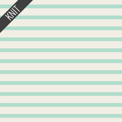 Striped Apart Knit in Mint | Art Gallery Knit | Art Gallery