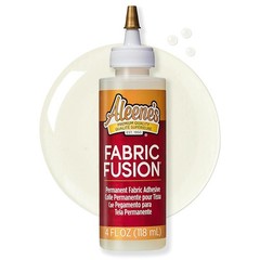 Aleene’s Fabric Fusion Glue 4 oz, Permanent and Washable Adhesive, 4 oz