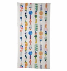 IKEA PS 2026 Pre-cut fabric, white/multicolor small pattern, 59×118” NEW