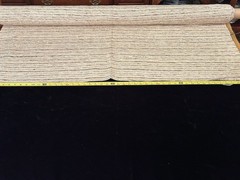 Beautiful Indian Raw Silk Fabric, Creams and light browns, Lightweight, 8+ yds.