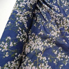 53” Wide By Yard Natural Mulberry Silk Cotton Fabric Soft Shirt Scarf Material